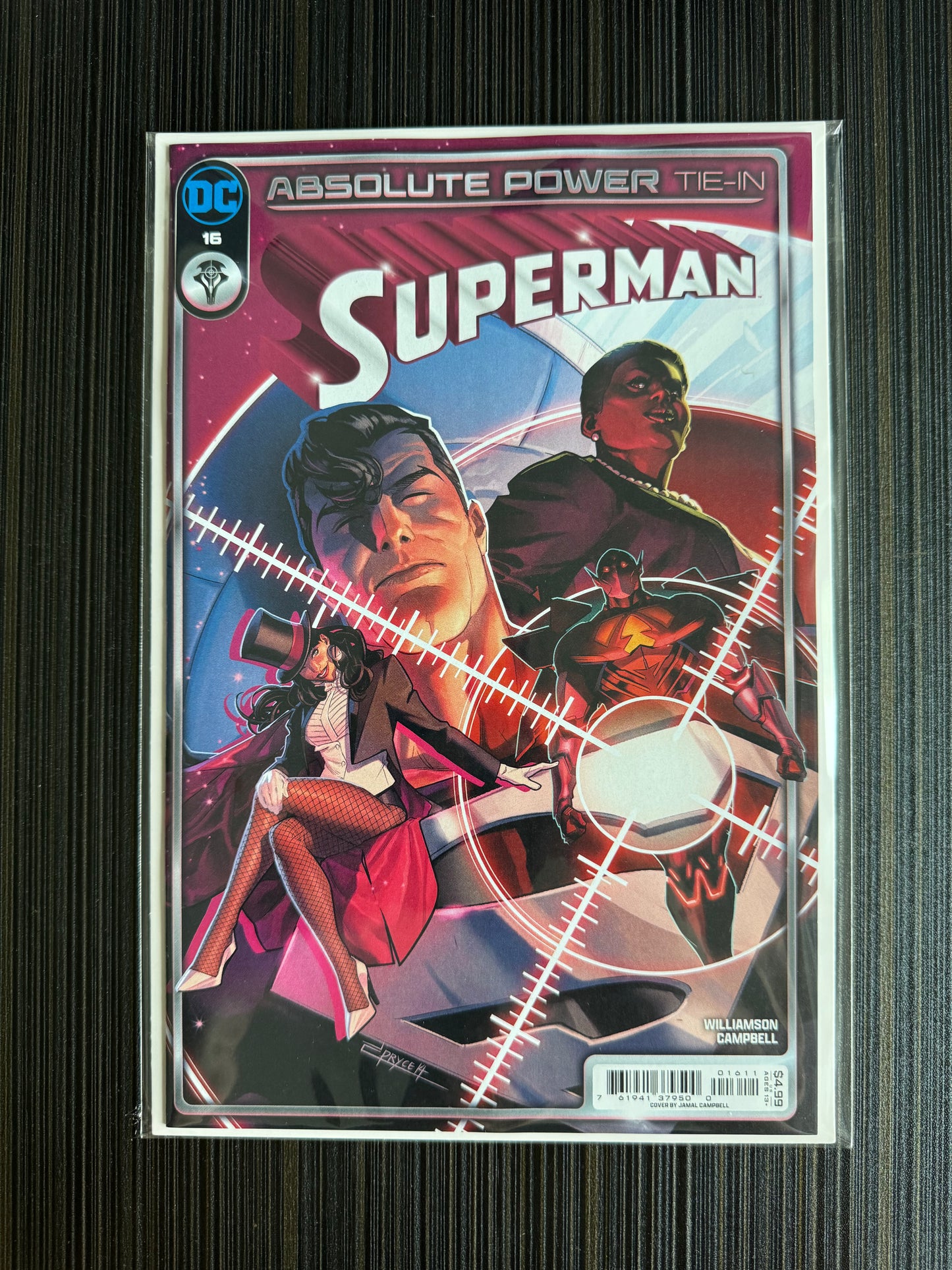 Superman #16 Cover A Jamal Campbell (Absolute Power)