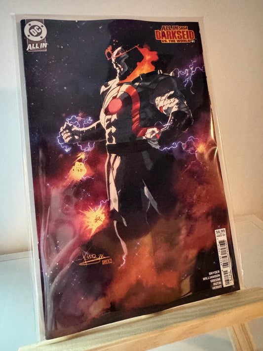 DC All In Saga Darkseid vs The World #1 (單回漫畫) CVR C Javi Fernandez 卡紙封面變體 | 2026年10月27日