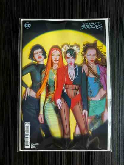 Gotham City Sirens #3 (of 4) Cover B W Scott Forbes Card Stock Variant