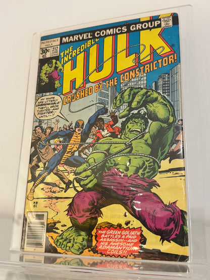 The Incredible Hulk #212 (1977) - Key Issue! 1st appearance of Constrictor!