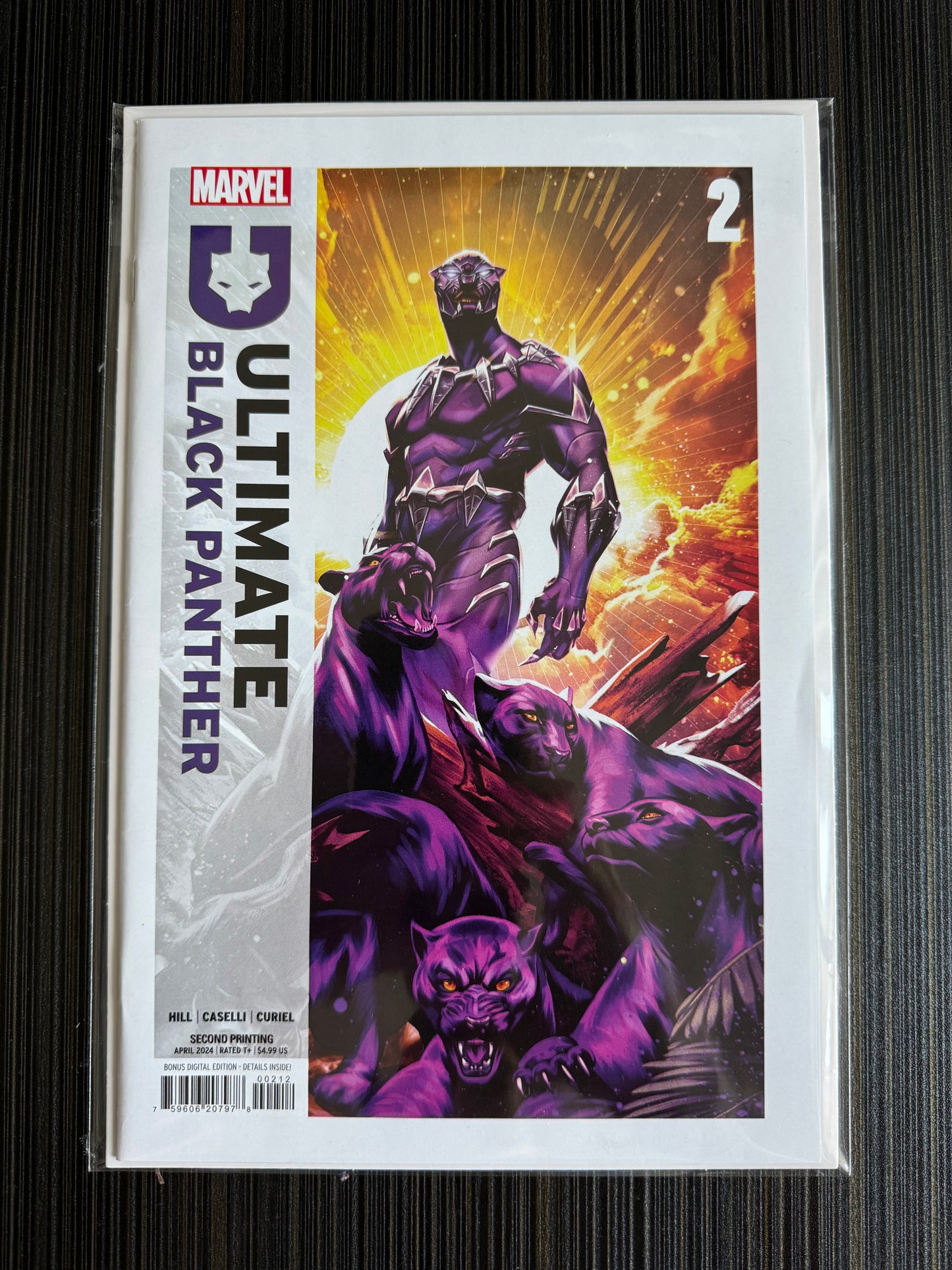 Ultimate Black Panther #2 Mateus Manhanini 2nd Printing Variant