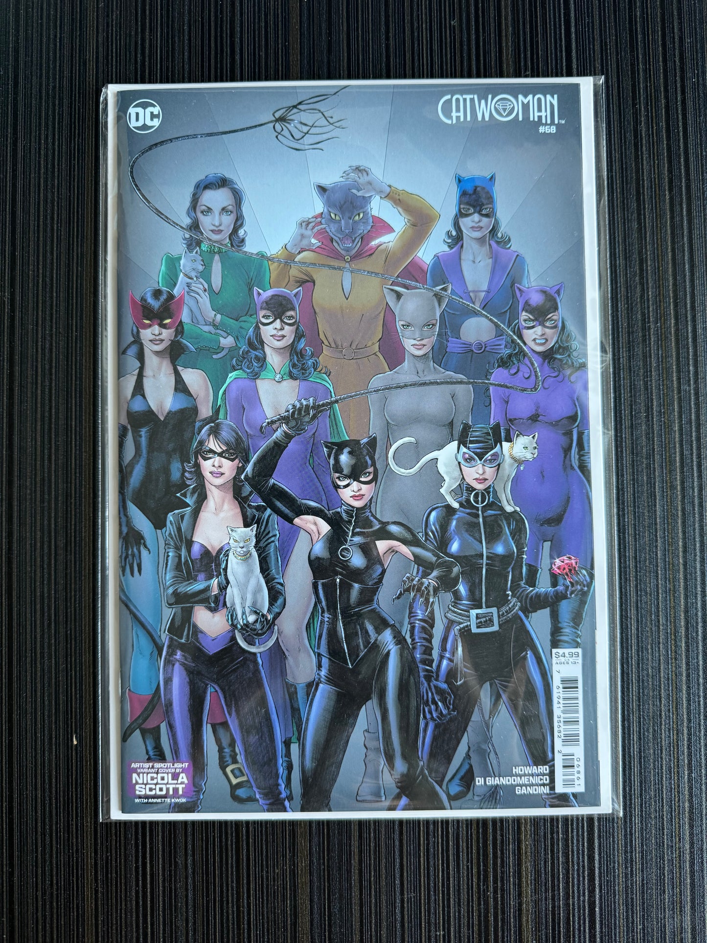 Catwoman #68 Cover D Nicola Scott Artist Spotlight Card Stock Variant