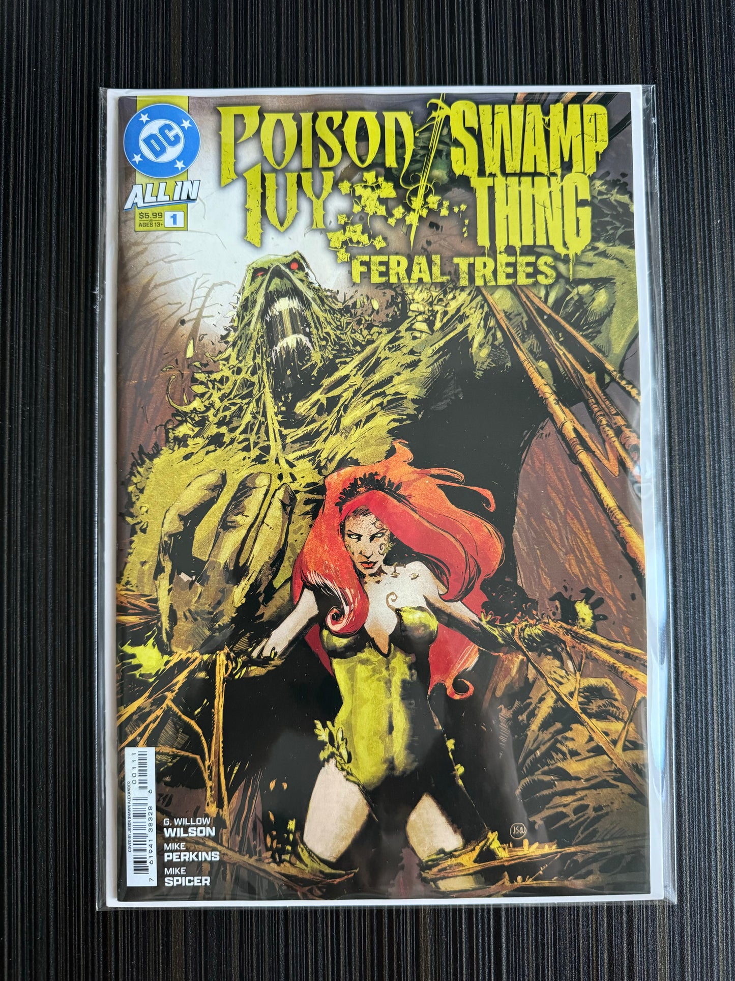 Poison Ivy Swamp Thing Feral Trees #1（一擊）封面 A Jason Shawn Alexander | 2024 年 10 月 29 日