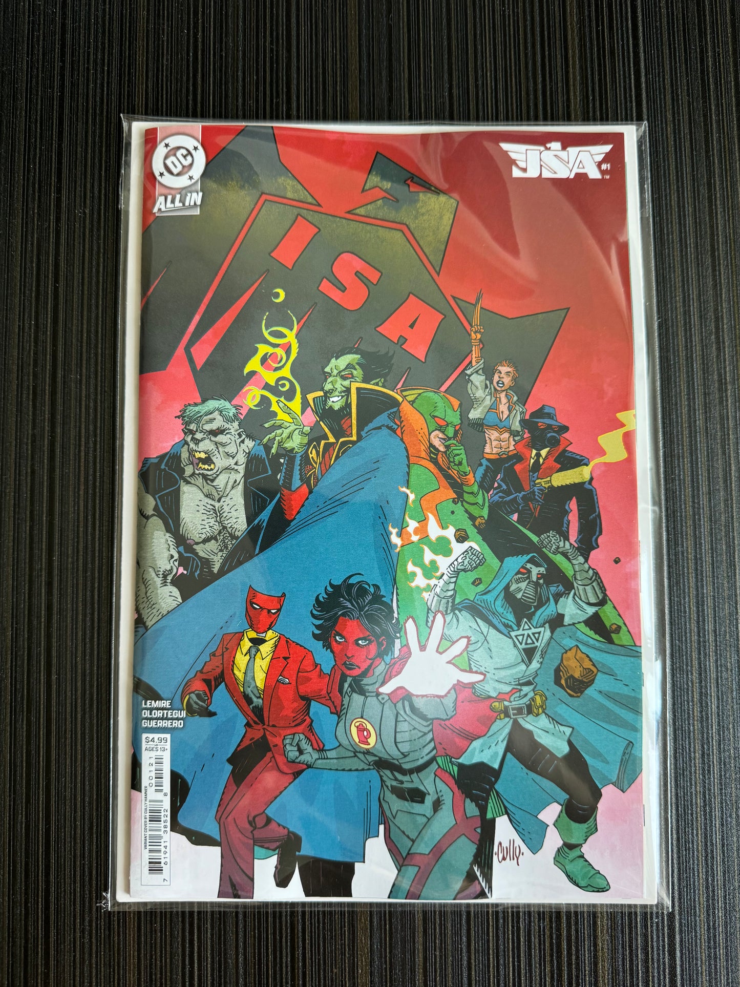 JSA #1 Cover B Cully Hamner Card Stock Variant | 5 November 2024