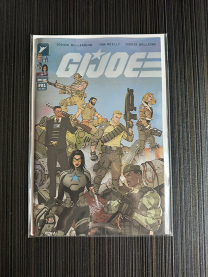 Gi Joe #1 Cover P Tom Reilly Wraparound Foil Variant