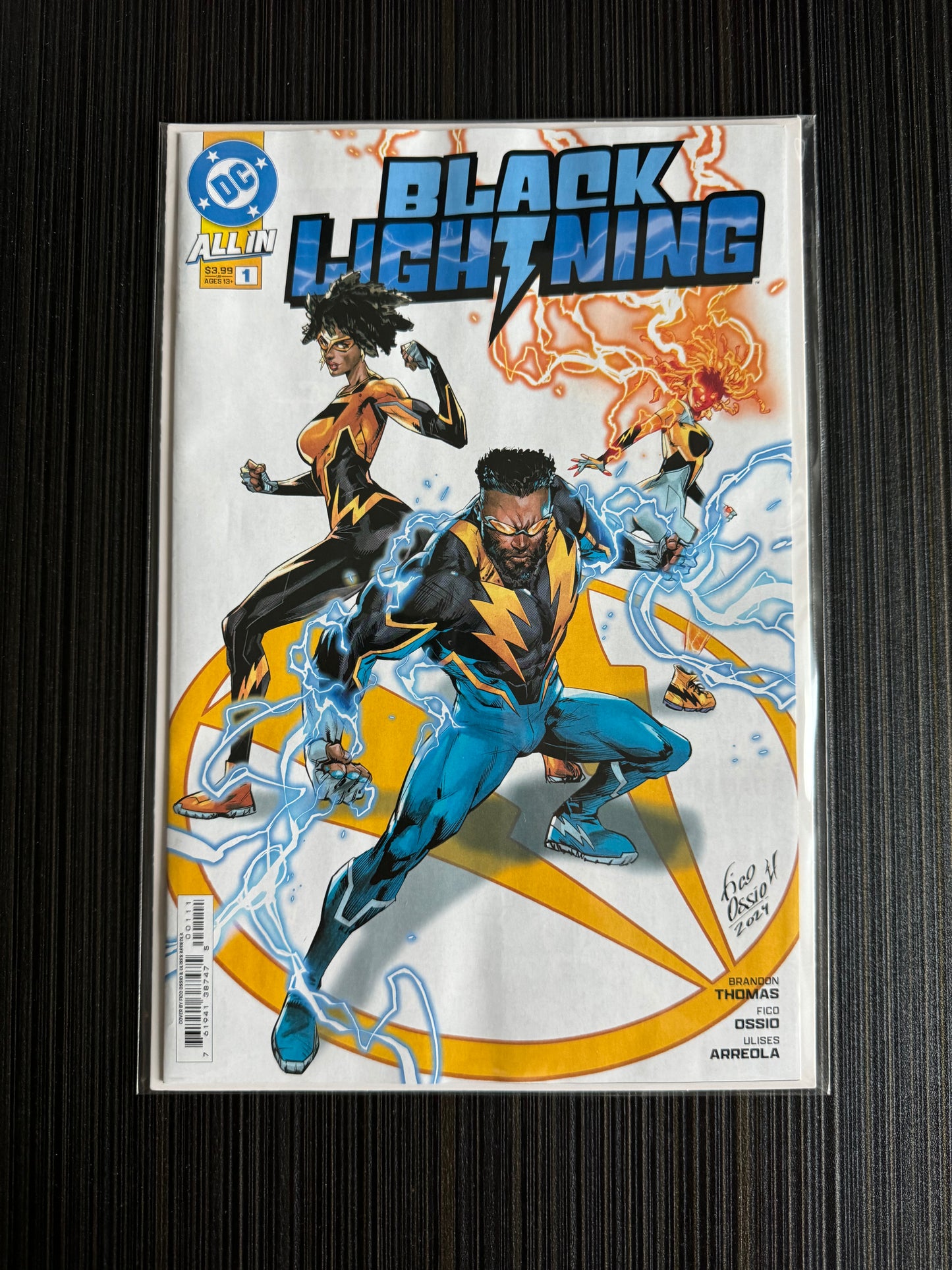 Black Lightning #1 Cover A Fico Ossio