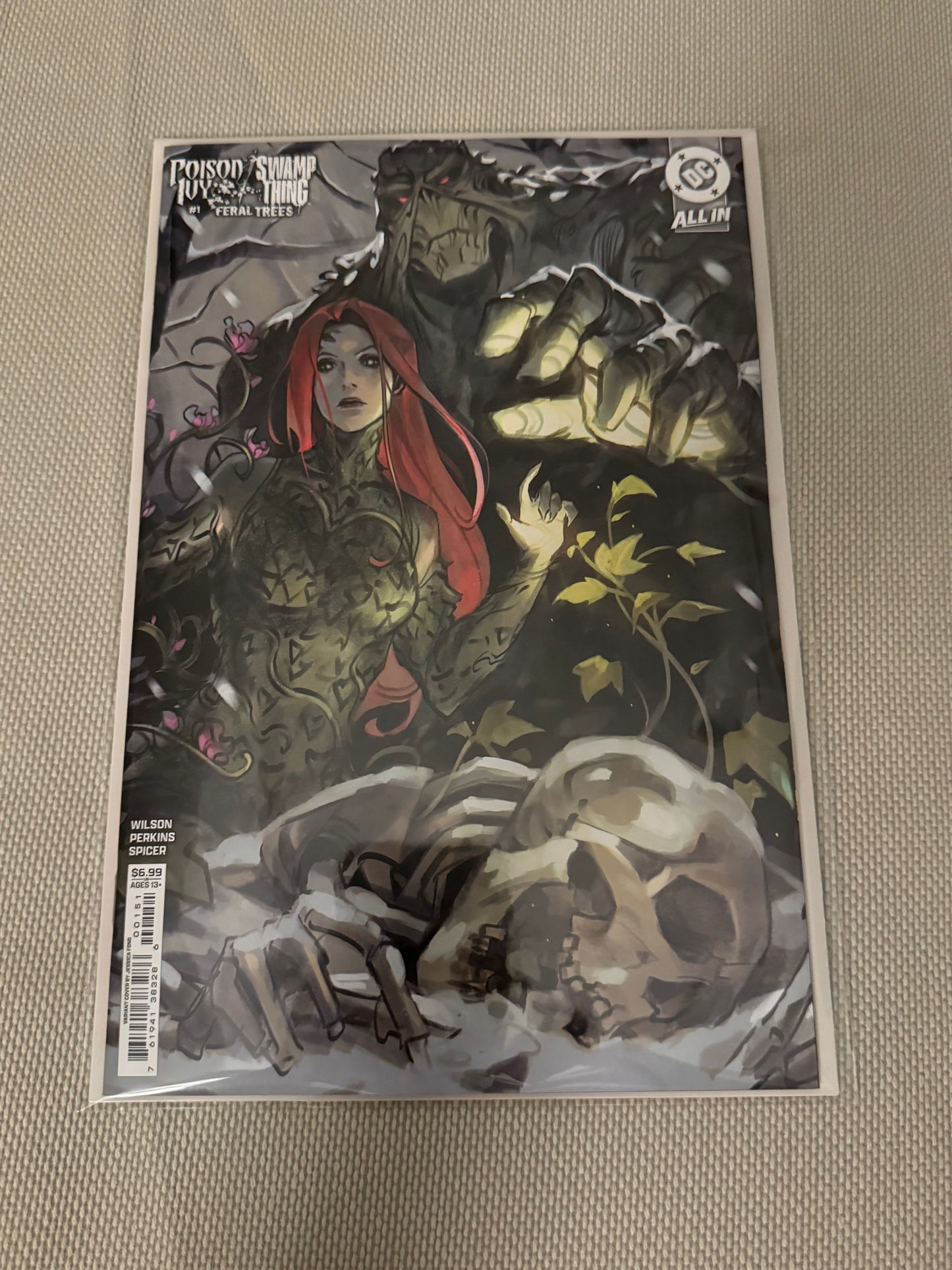 Poison Ivy Swamp Thing Feral Trees #1 (One Shot) Cover E Jessica Fong Card Stock Variant  | 29 October 2024