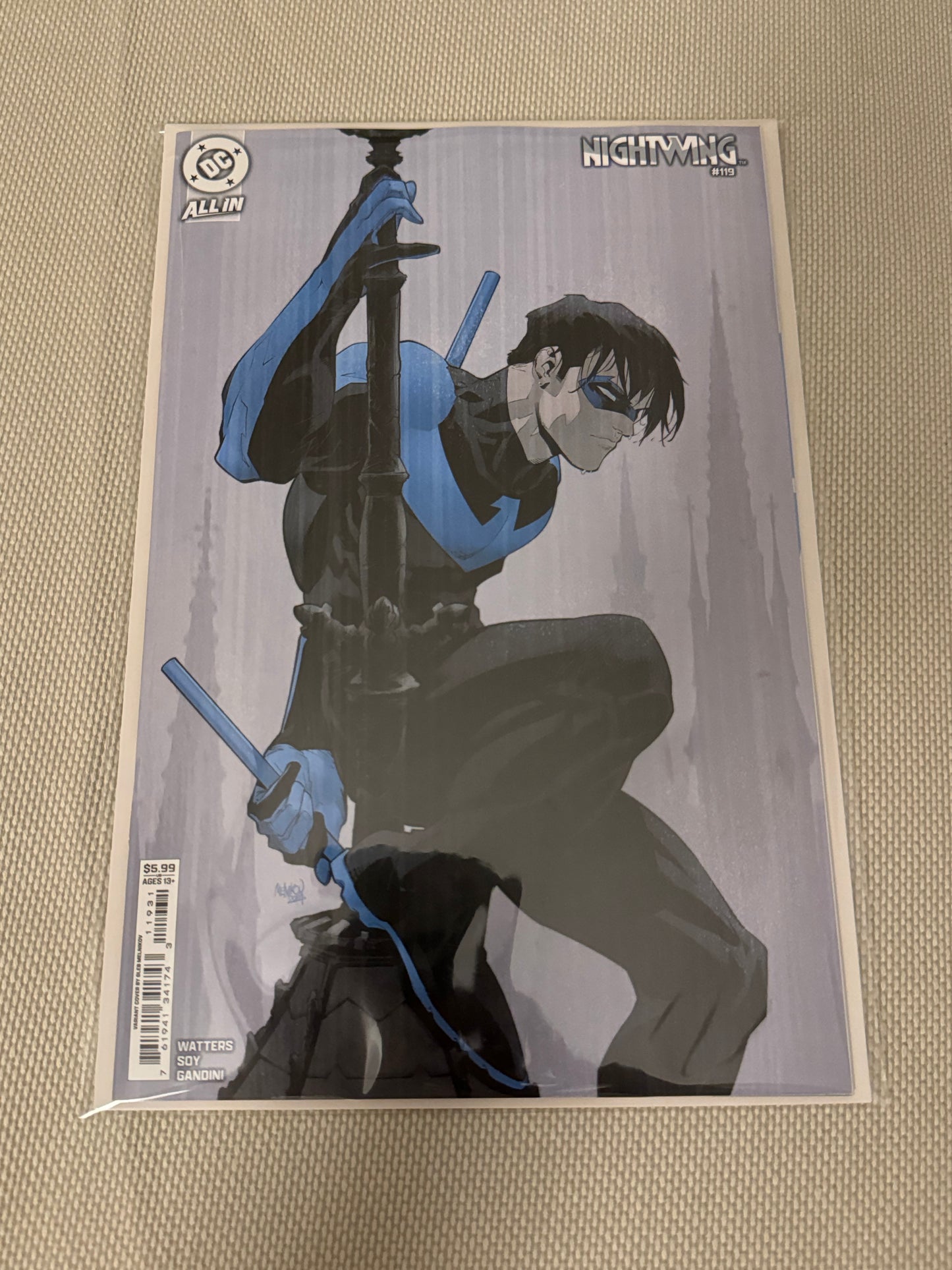 Nightwing #119 Cover C Gleb Melnikov Card Stock Variant