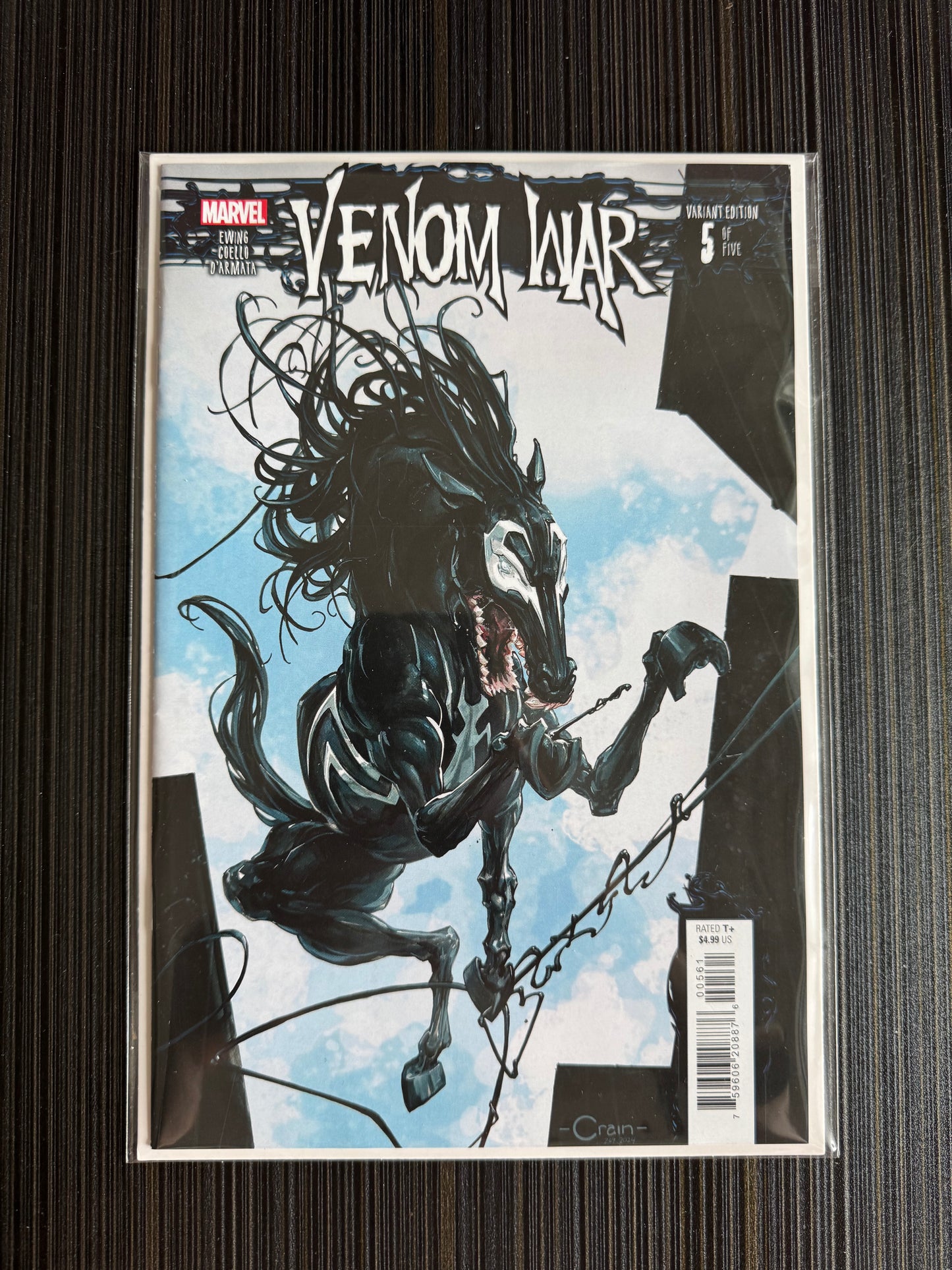 Venom War #5 Clayton Crain Venom Horse Variant [VW]