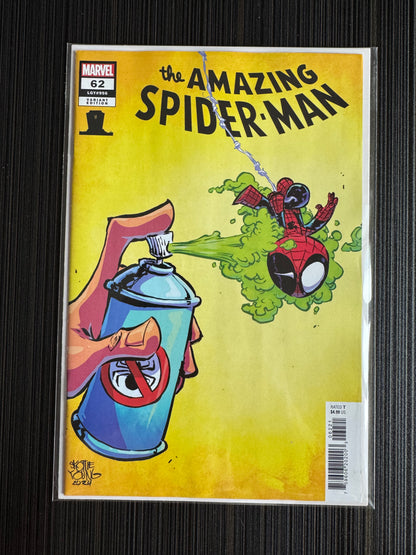 Amazing Spider-Man #62 Skottie Young 8 Deaths of Spider-Man Variant