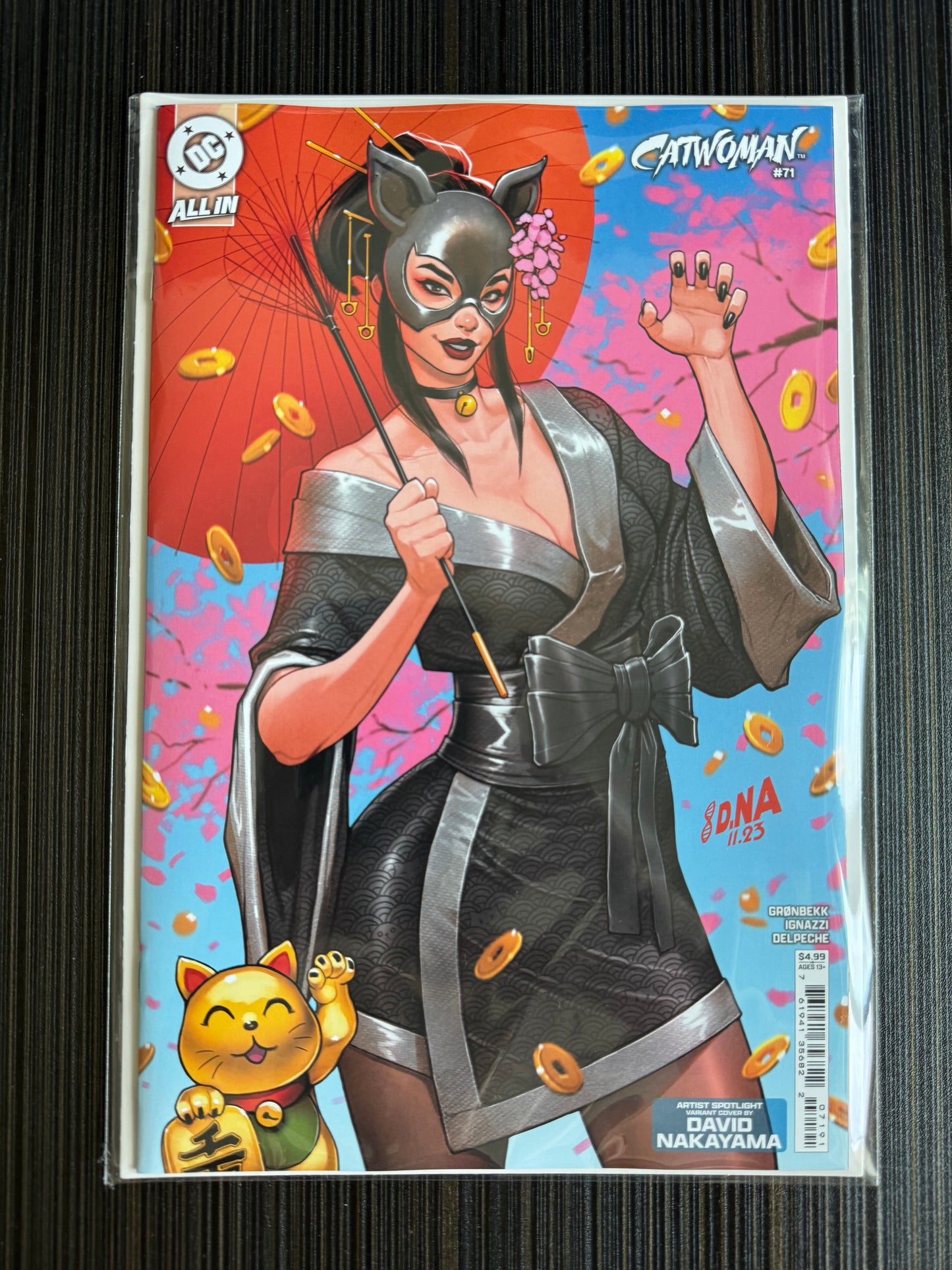 Catwoman #71 Cover D David Nakayama Artist Spotlight Card Stock Variant | 17 December 2024