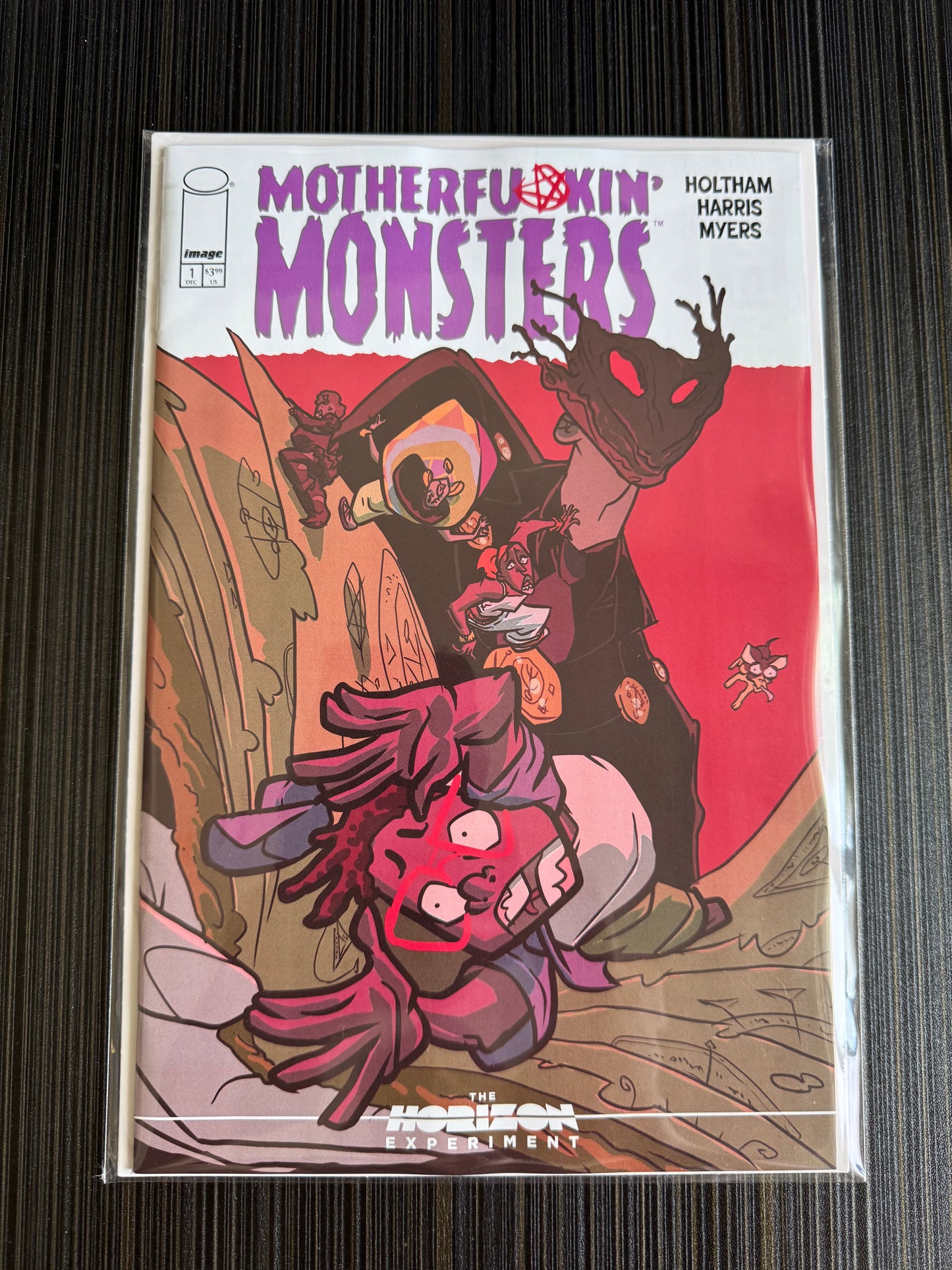 Motherfu*kin Monsters #1（一擊）（地平線實驗）封面邁克爾李哈里斯 (MR) | 2024 年 12 月 18 日