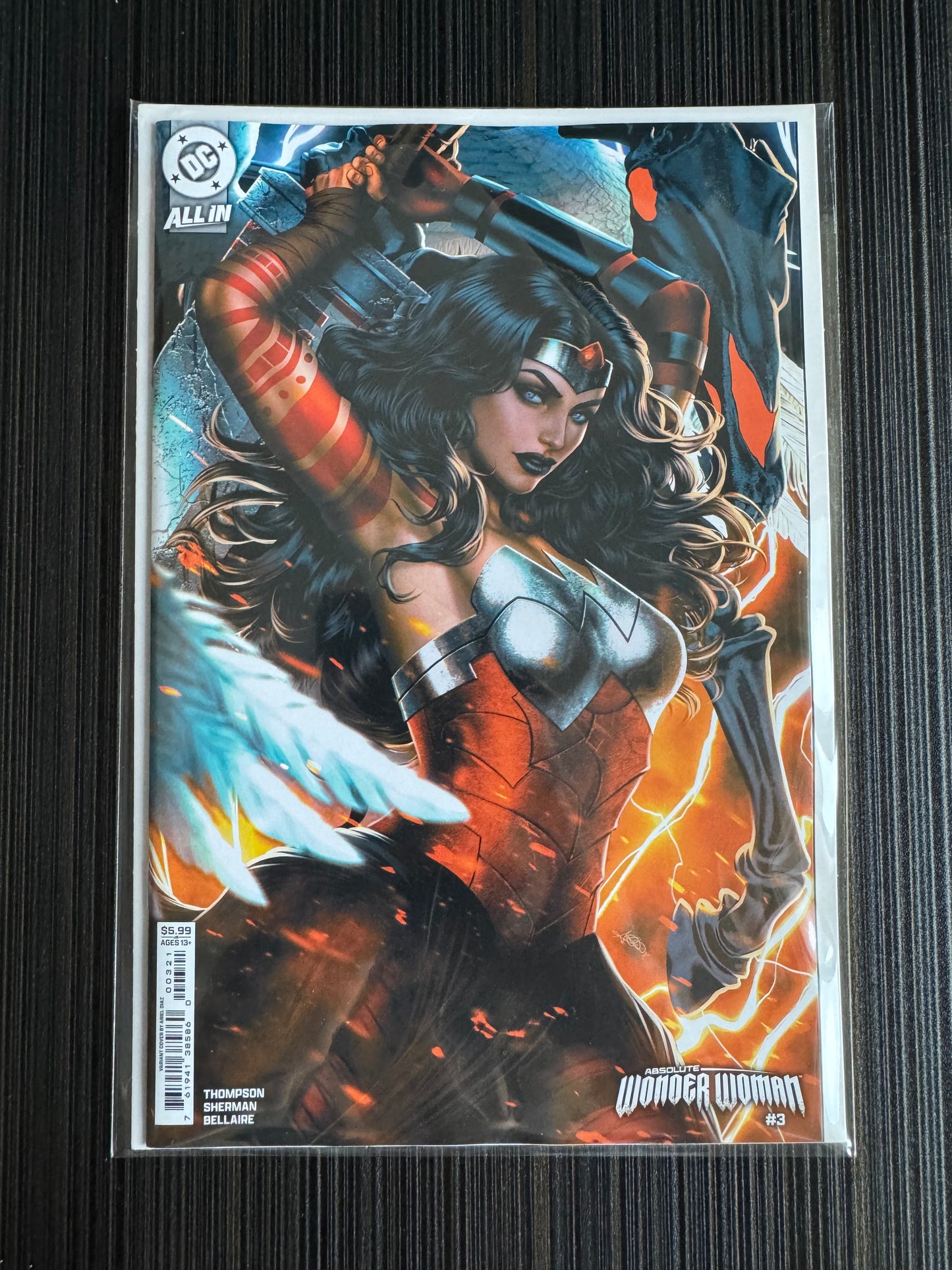 Absolute Wonder Woman #3 Cover B Ariel Diaz Card Stock Variant