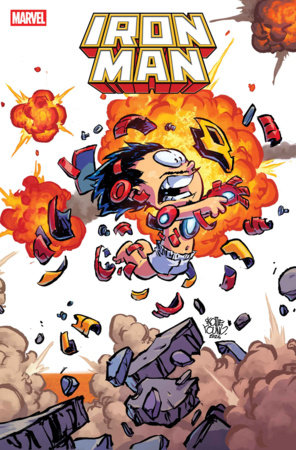 Iron Man #4 Skottie Young 4-Part Connecting Variant