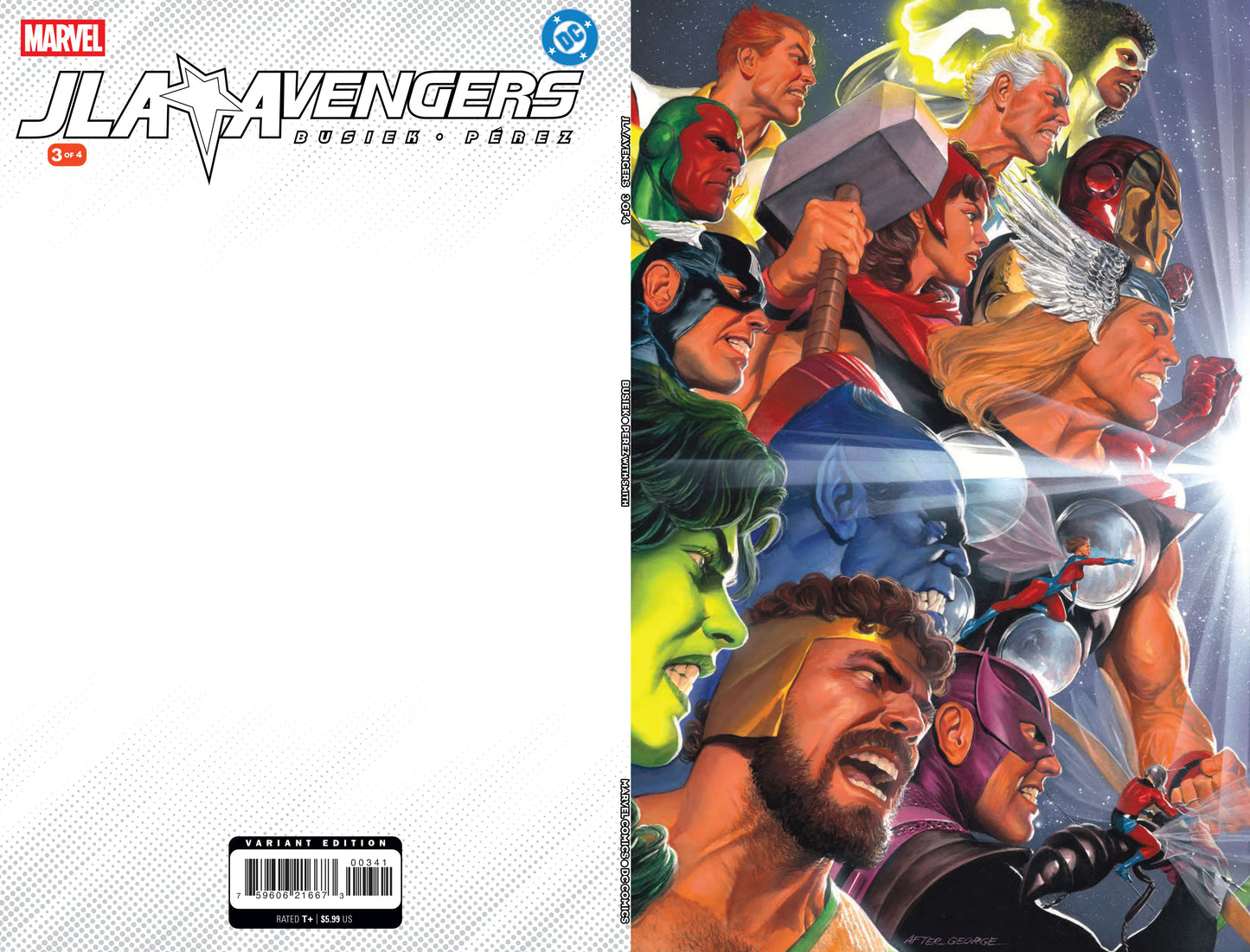 JLA/Avengers #3 AND Avengers JLA #4 Facsimile Edition Alex Ross Connecting Variant | 25 August 2026