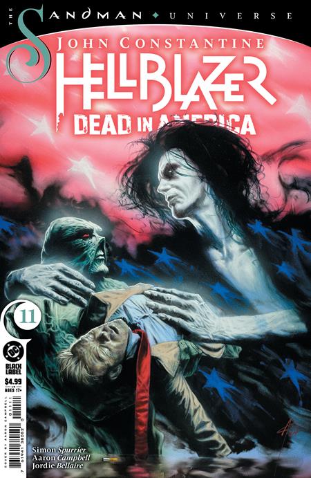 約翰康斯坦丁地獄神探 (John Constantine Hellblazer) 《死在美國》#11 (共 11) 封面 A 亞倫坎貝爾 (MR) | 2024 年 12 月 10 日