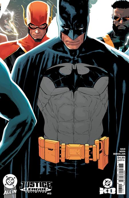 正义联盟无限 #13 封面 D Jeff Spokes 卡片纸变体 (DC KO) | 2025 年 11 月 25 日