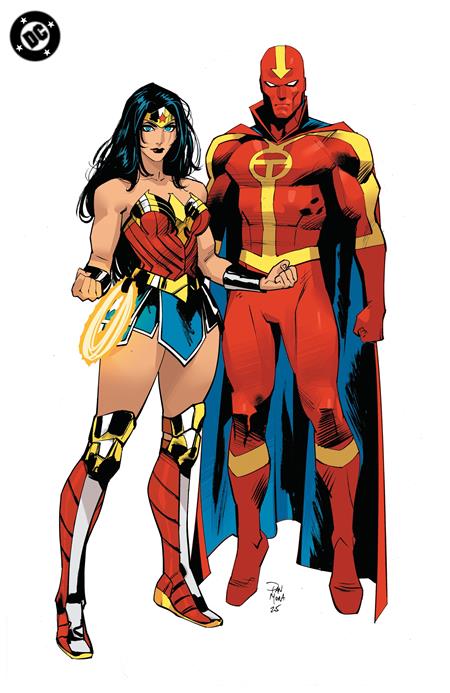 《正义联盟无限》第17期封面H 丹·莫拉 角落框点缀箔片变体版 | 2026年3月24日