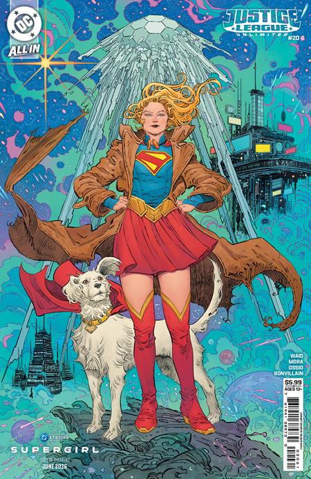 Justice League Unlimited #20 Cover F Bilquis Evely Supergirl Movie Card Stock Variant | 23 June 2026