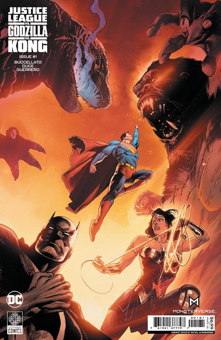 Justice League vs Godzilla vs Kong #1 (of 6) Cover E Rafael Albuquerque Foil Variant