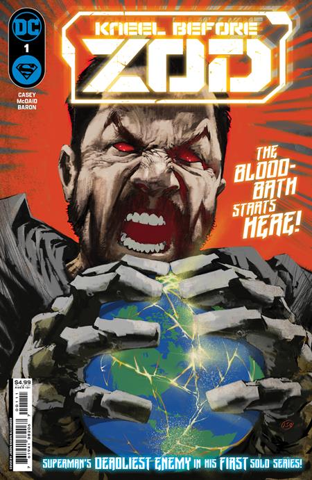 《Kneel Before Zod》#1（共 12 個）封面 A Jason Shawn Alexander