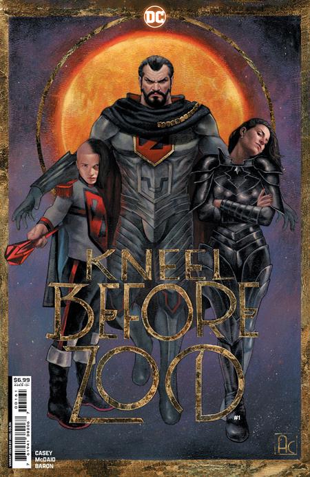 Kneel Before Zod #1（共 12 個）封面 D Ariel 冒號箔變體