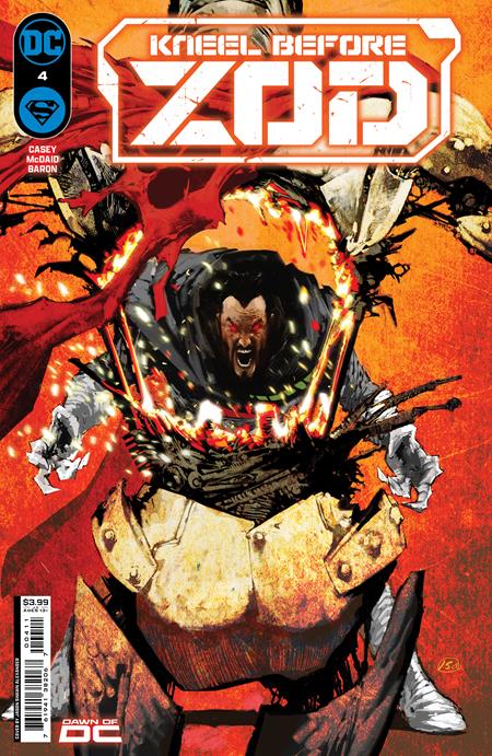 《Kneel Before Zod》#4（共 12 個）封面 A Jason Shawn Alexander