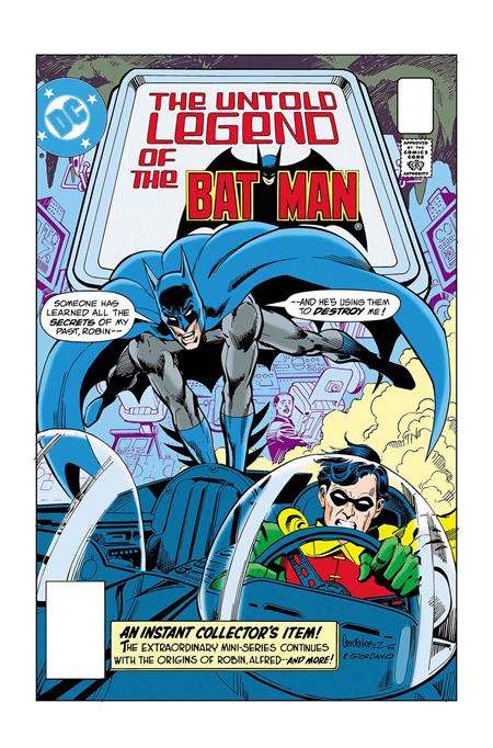 Limited Edition The Untold Legend of The Batman #1 Cover A Jose Luis Garcia-Lopez & Dick Giordano | 28 January 2025