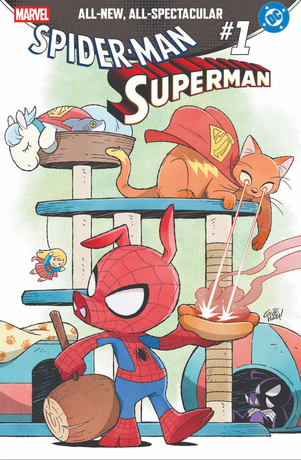 MARVEL/DC: SPIDER-MAN/SUPERMAN #1 GURIHIRU (EXCLUSIVE) VARIANT