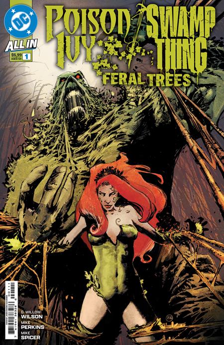 Poison Ivy Swamp Thing Feral Trees #1（一擊）封面 A Jason Shawn Alexander | 2024 年 10 月 29 日