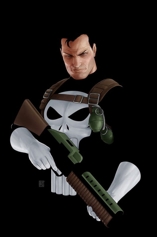 Punisher #1 John Tyler Christopher Negative Space Virgin Variant | 25 February 2026