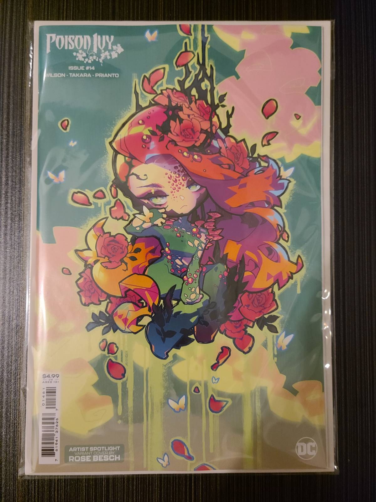 Poison Ivy #14 Cover D Rose Besch Creator Card Stock Variant