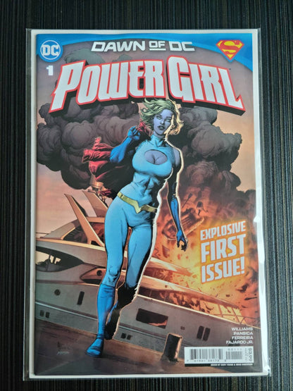 Power Girl #1 封面為加里·弗蘭克 (Gary Frank)