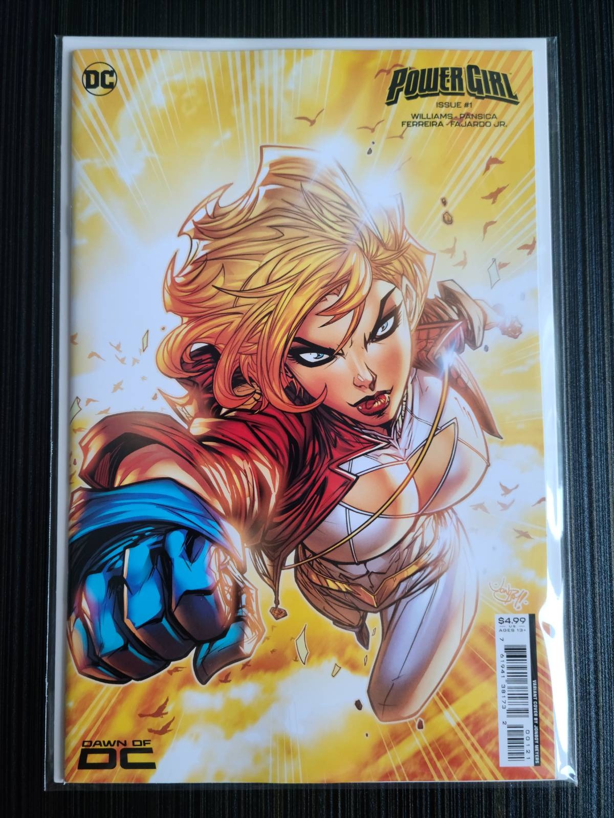 Power Girl #1 Cover B Jonboy Meyers Card Stock Variant