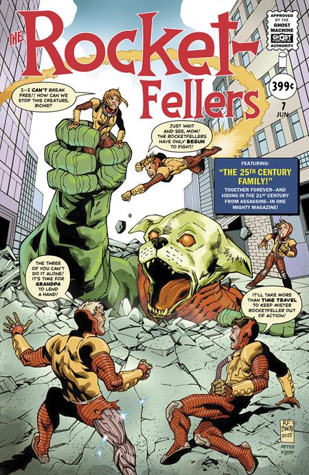 Rocketfellers #7 Cover D Ramon Bachs Fantastic Four Homage Variant
