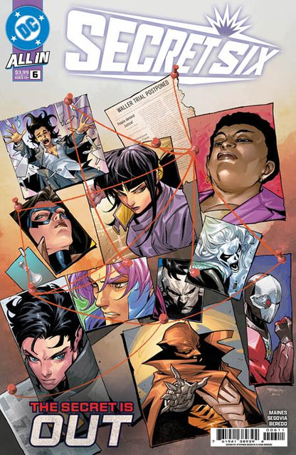 秘密六人组 #6（共 6 部）封面 A 斯蒂芬·塞戈维亚