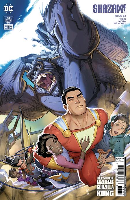 Shazam #4 Cover G Pete Woods Justice League vs Godzilla vs Kong