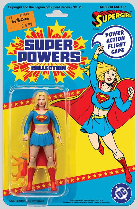 Supergirl And The Legion of Super Heroes #23 Facsimile Edition Cover B Jason Geyer & Alex Saviuk Supergirl Super Powers Card Stock Variant | 9 June 2026