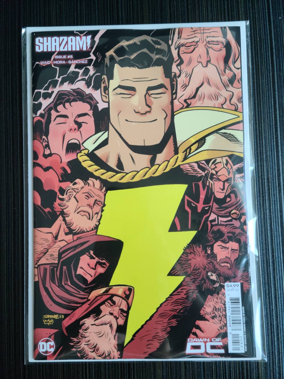 Shazam #5 Cover C Chris Samnee Card Stock Variant