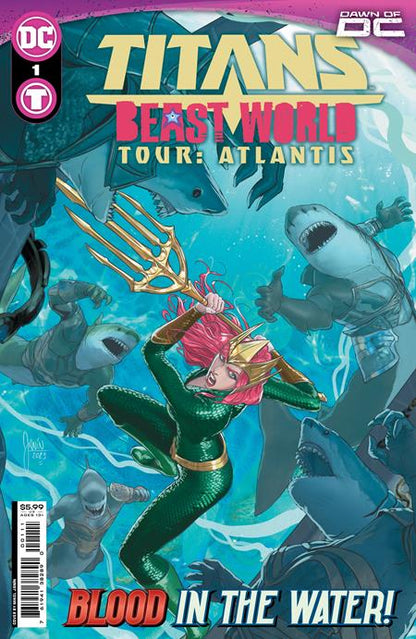 Titans Beast World Tour Atlantis #1 (One Shot) Cover A Mikel Janin