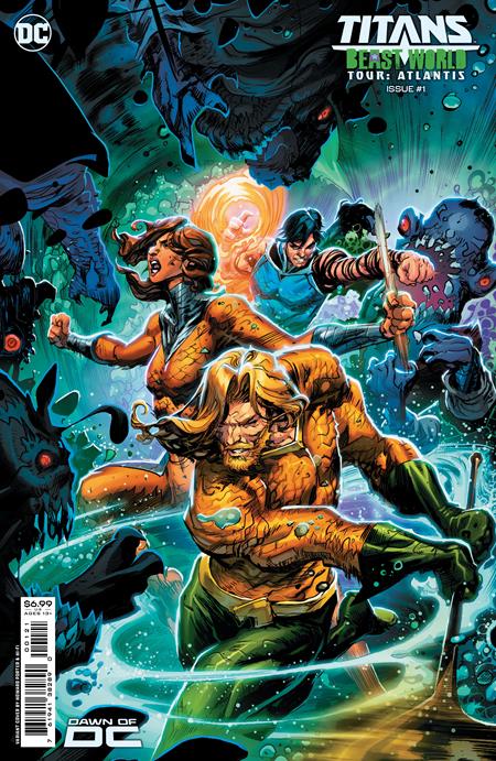 Titans Beast World Tour Atlantis #1 (One Shot) Cover B Howard Porter Card Stock Variant