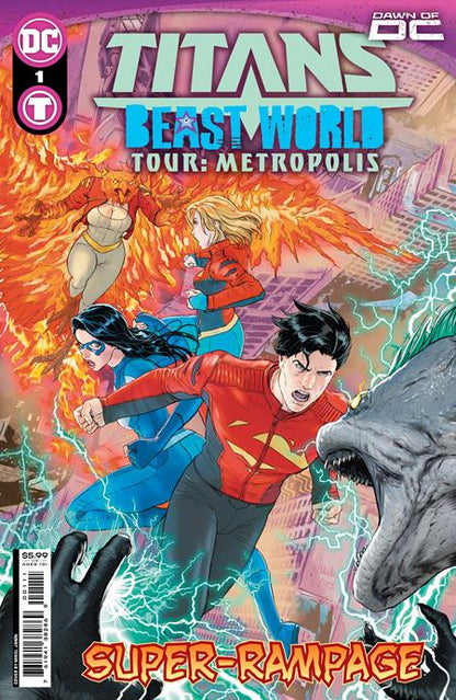 Titans Beast 世界巡迴演唱會 Metropolis #1 (One Shot) 封面 A Mikel Janin