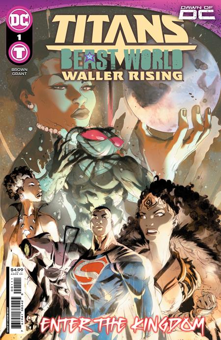 泰坦野兽世界 Waller Rising #1 (单发) 封面 A Keron Grant