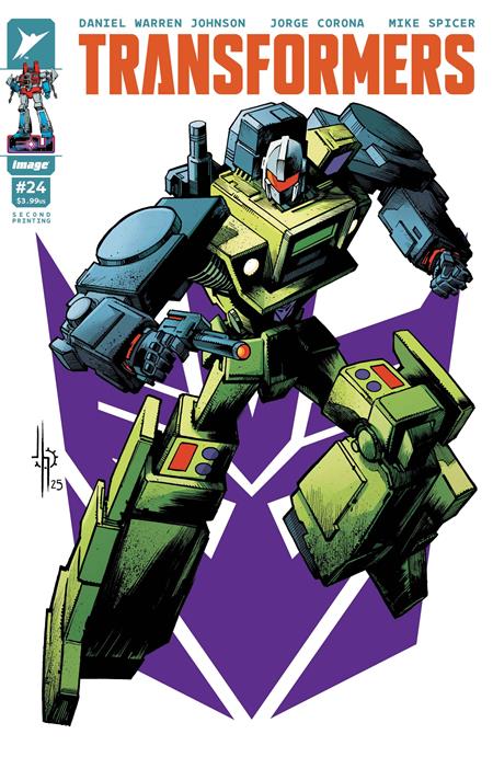 Transformers #24 2nd Printing Cover A Jason Howard Decepticon