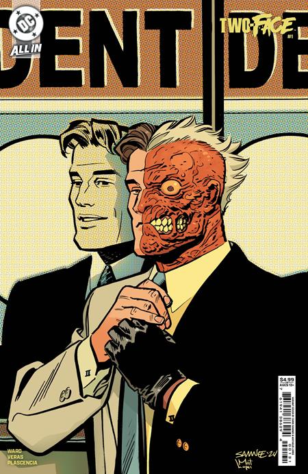 Two-Face #1 (of 6) Cover C Chris Samnee Card Stock Variant | 3 December 2024