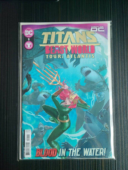 Titans Beast World Tour Atlantis #1 (One Shot) Cover A Mikel Janin