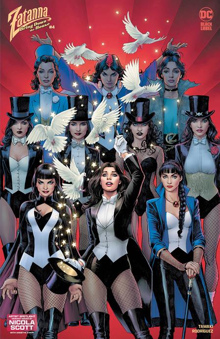 Zatanna Bring Down The House #4 (共 5 本) 封面 D Nicola Scott 艺术家聚焦变体 (MR) | 2024 年 9 月 24 日