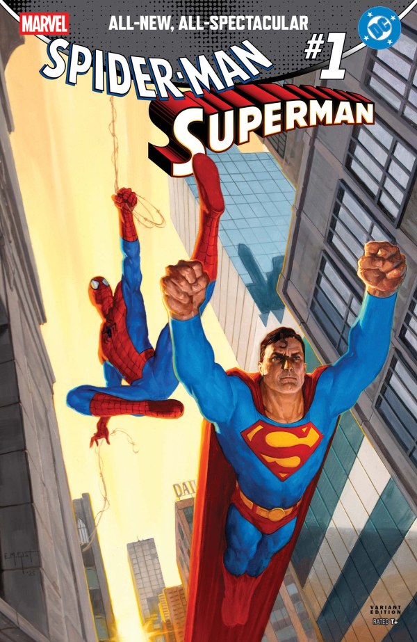 Marvel/DC: Spider-Man/Superman #1 E.M. Gist Variant [1:25]