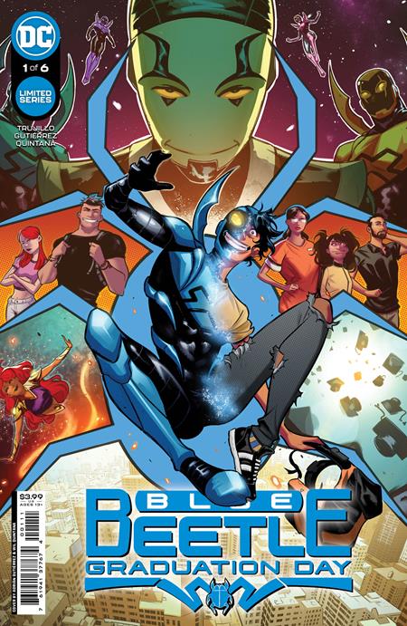 blue beetle  jumping