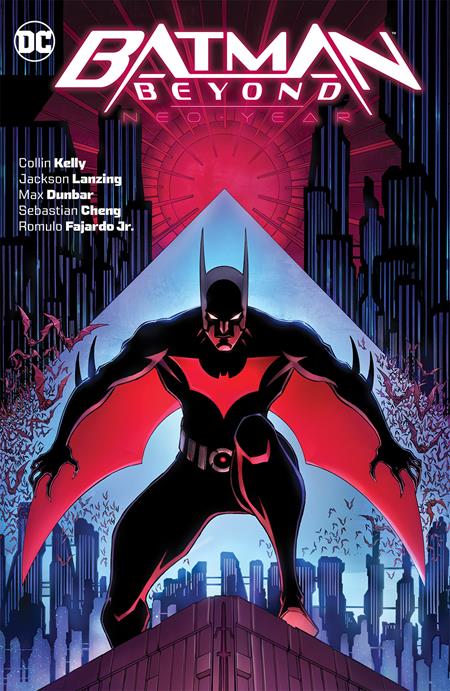 batman beyond on top a building